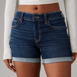 Midi Jean shorts